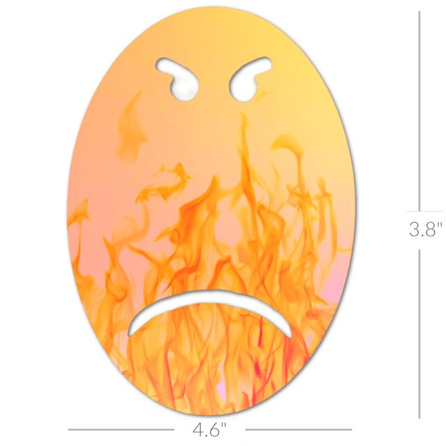 Angry Man Grimoji Grip