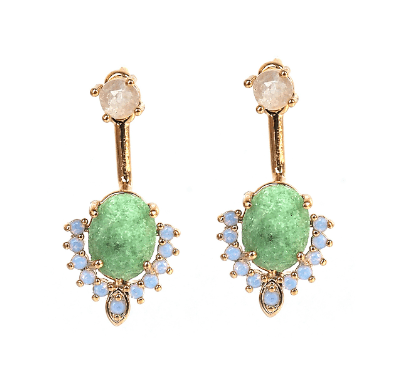 Oval Drop Earrings
