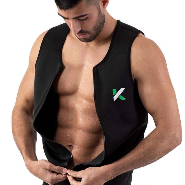 Men's Zipper Neoprene Sauna Vest