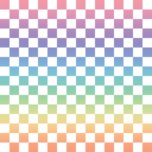 Gradient Checkmate Peel and Stick Wallpaper