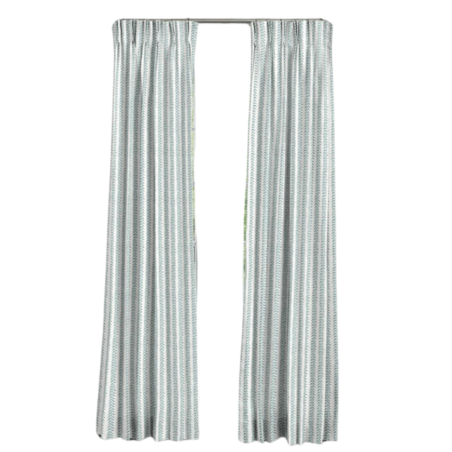 Peppy Spa 3 Finger Pinch Pleat Custom Drapery Panel