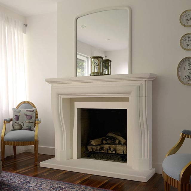 Claremont Marble Fireplace Mantel
