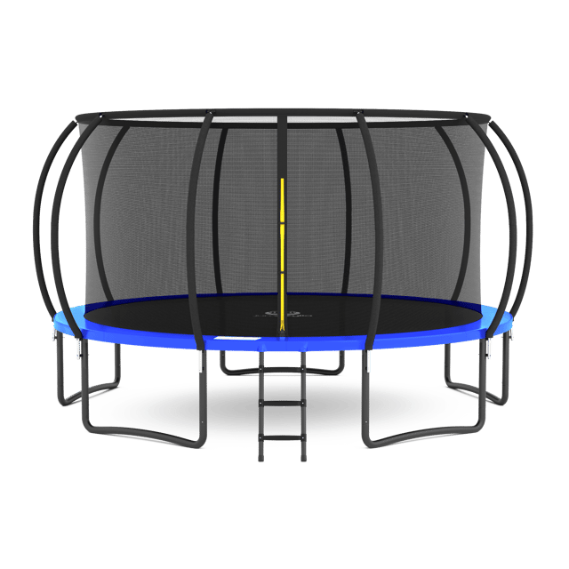 Jumpzylla 15FT Trampoline with Enclosure & Double Color Pad Cover
