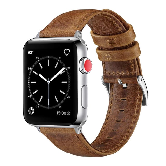 Genuine Luxury Leather Band Compatible For Use With The Apple Watch® Series 1-10