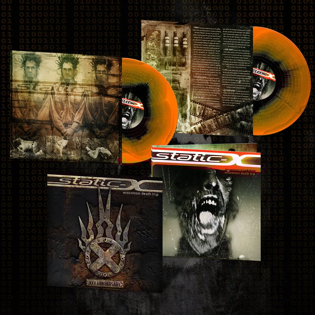 STATIC X 'WISCONSIN DEATH TRIP' (25TH ANNIVERSARY CORROSIVE EDITION) 2LP