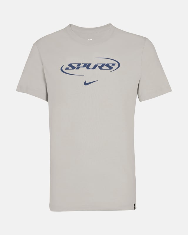 Spurs Nike Mens Grey 'Spurs' T-Shirt 2025/26