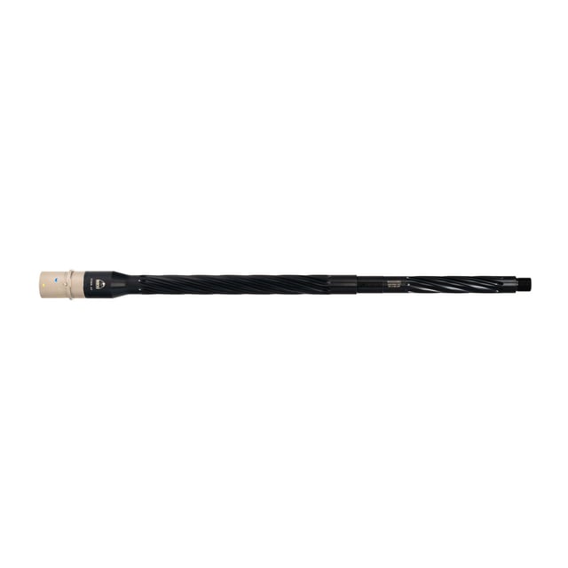 Faxon Match Series 20", Spiral Fluted, .308 WIN, Rifle-Length, 416-R Stainless QPQ Nitride, 5R, Nickel Teflon Extension AR-10 Barrel