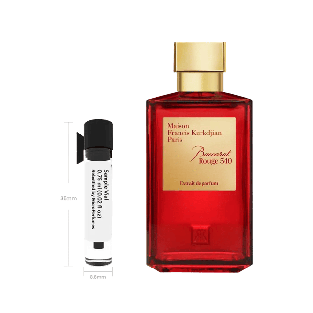 Baccarat Rouge 540 Extrait (Parfum) Samples for women and men by Maison Francis Kurkdjian