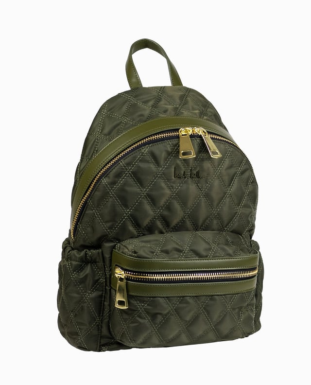 QUILTED NYLON BACKPACK