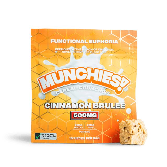 Cinnamon Brulee 500mg THC+CBD Cereal Crunchies