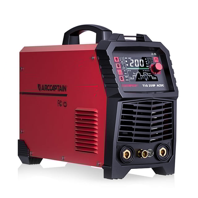 ARCCAPTAIN TIG200P AC DC Multi Process Pulse TIG Aluminum Welder