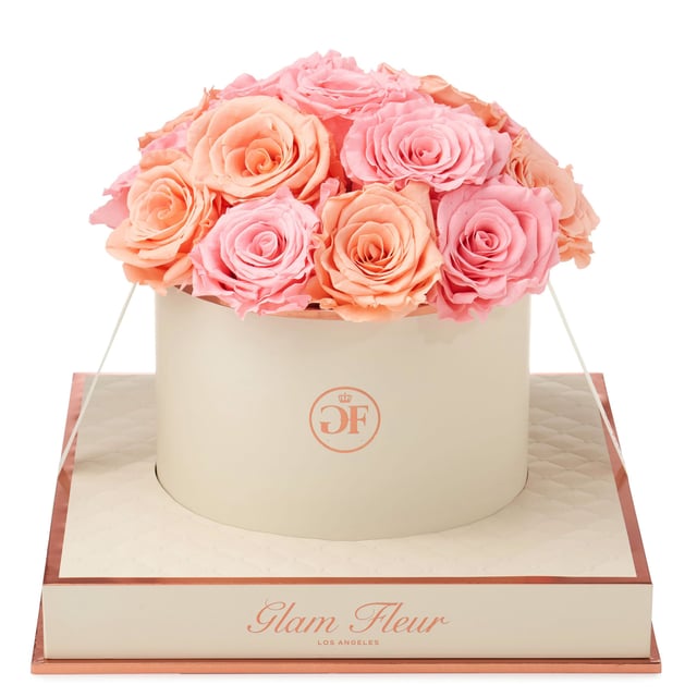 Montagé Round Light Pink and Peach