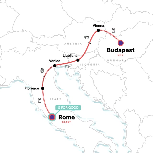 Rome to Budapest: Canals & Capitals