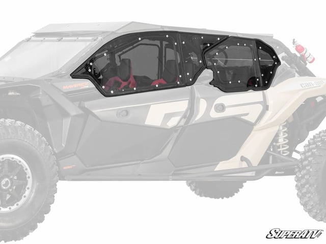 SuperATV Can-Am Maverick X3 Max Hard Cab Enclosure Upper Doors