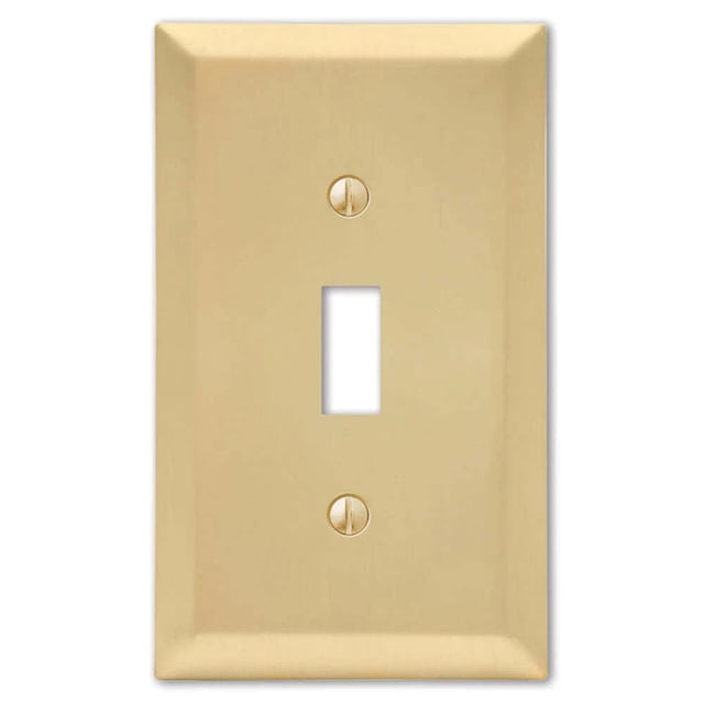 Century Satin Brass Cover Plates