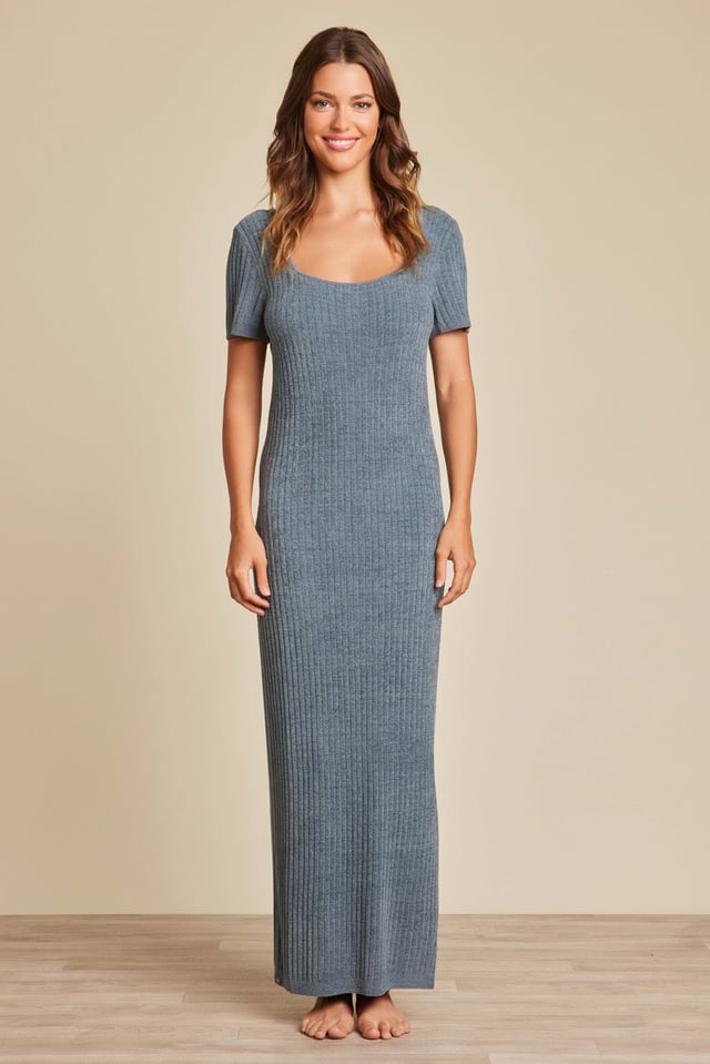 CozyChic Ultra Lite® Ribbed Short Sleeve Dress