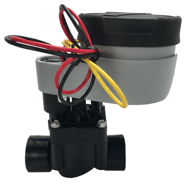 Hunter NODE 1 Station Battery Operated Controller with PGV-101G Valve and DC Latching Solenoid | NODE-100-VALVE