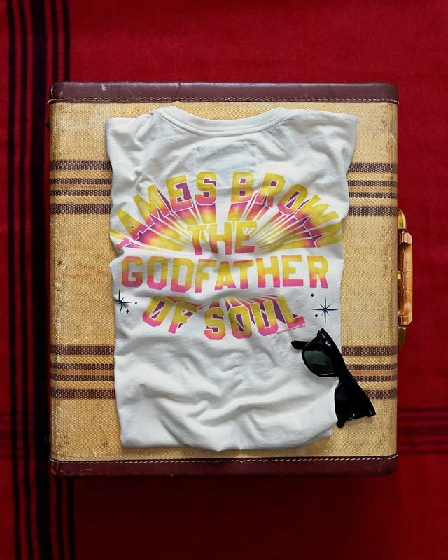 James Brown G.F.O.S White Tee