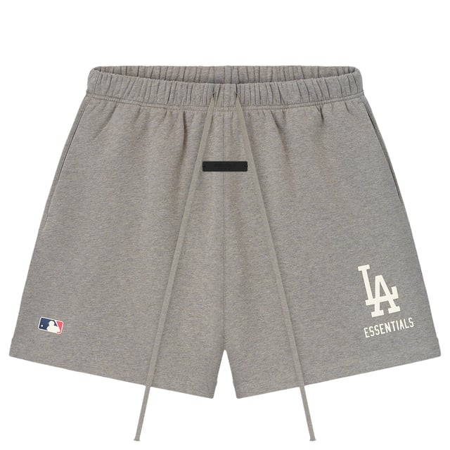 Men's Los Angeles Dodgers Fear of God x MLB Warm Heather Gray Classic Fit Sweatshorts