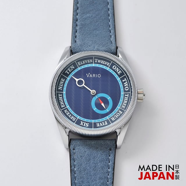 Vario NAVI Single Hand Deep Water Blue Small Seconds Compass