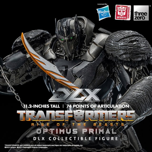 Threezero Transformers: Rise of the Beasts DLX Optimus Primal