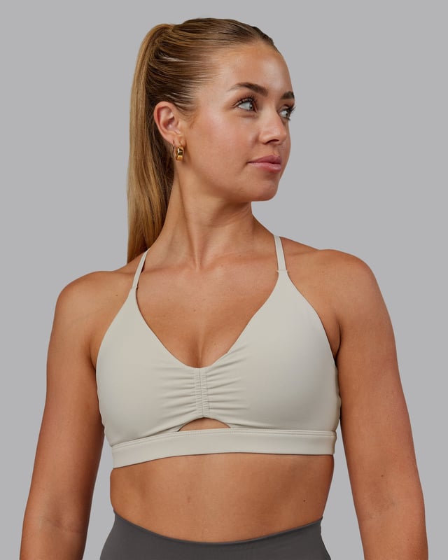 Essence Sports Bra - Shale Beige