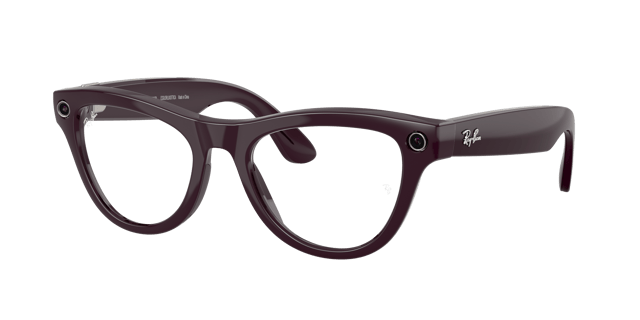 RW4014 Ray-Ban Meta Skyler Mystic Violet - Unisex Sunglasses, Clear/Amethyst Lens
