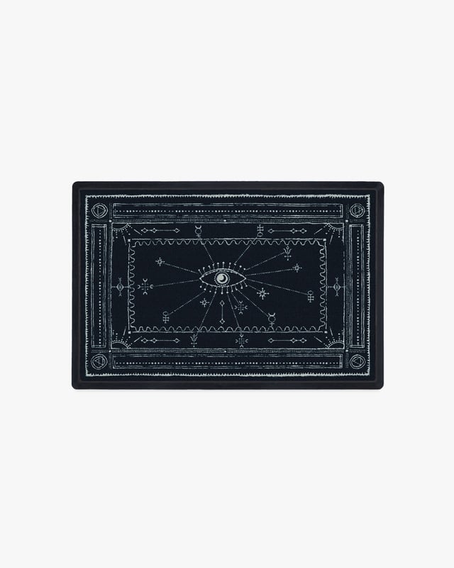 Velith Black Large Doormat | Ruggable