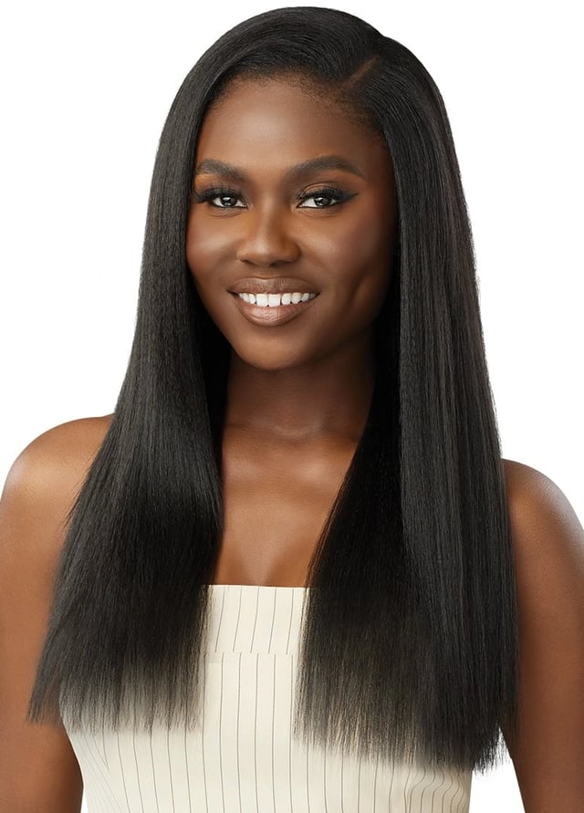 Outre Big Beautiful Hair Clip-In 9 Pcs Natural Yaki 18"
