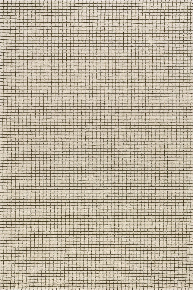 Melrose Checked Rug | Green