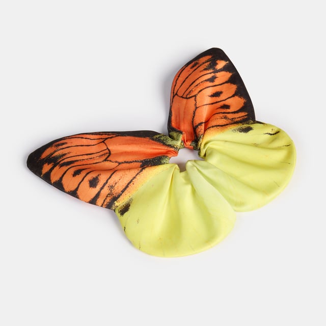 Chunks x TMG Bun Topper in Orange Tipped Butterfly