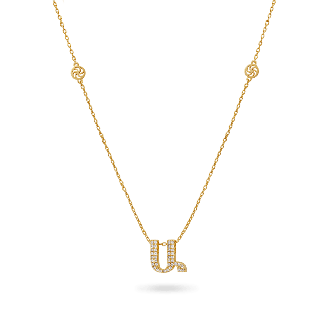 Armenian Initial Necklace (Sample Sale)