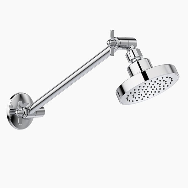 Clark Round Basic Adjustable Shower - Chrome