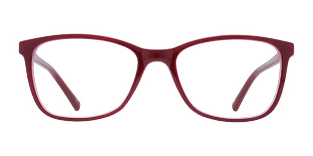 Glasses Direct ™ -Leah Rectangle Red & Pink Glasses for Women | Glasses Direct