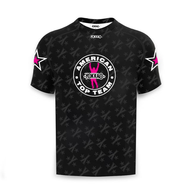 YOKKAO | ATT American Top Team Monogram Compression Rashguard Short Sleeve Shirt