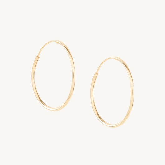 Big Never-Ending Hoop Earrings (pair)