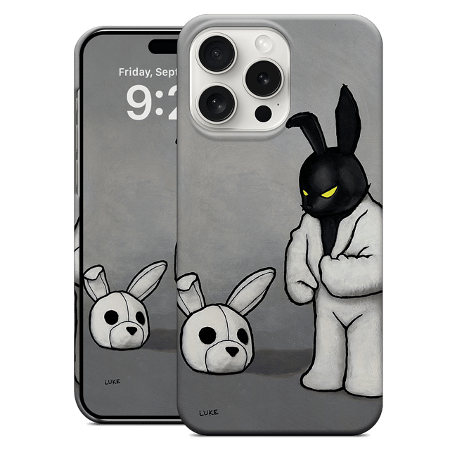 Black In White iPhone Case