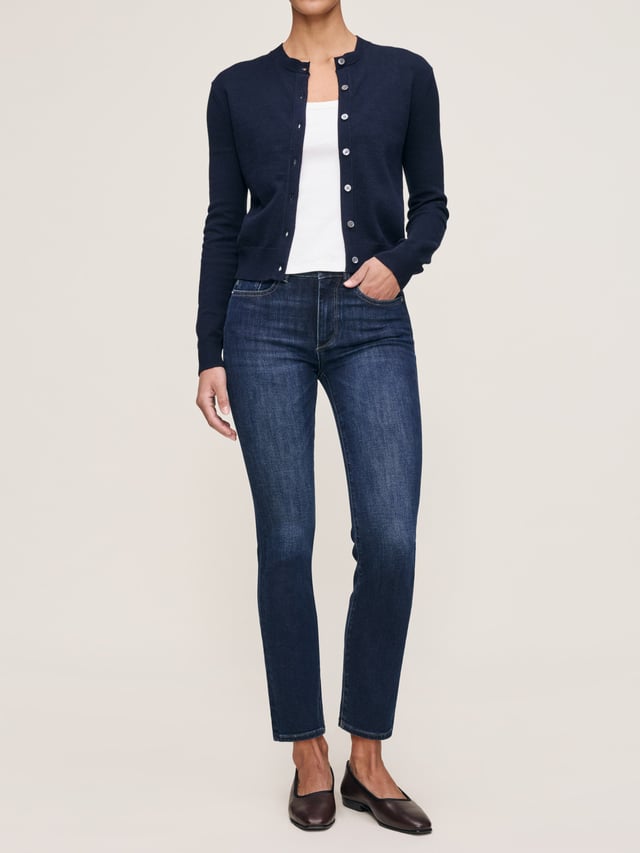 Mara Straight Mid Rise Instasculpt™ Ankle Jeans |  Eastside