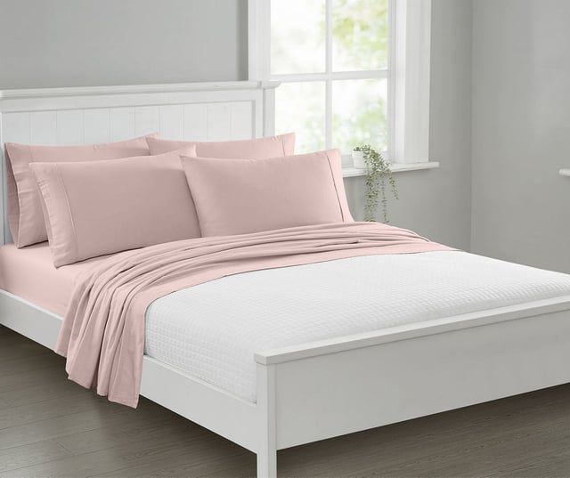 Sepia Rose Cotton Sateen Queen 6-Pc. Sheet Set
