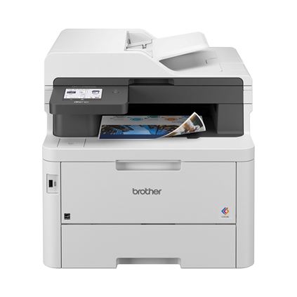Digital Color All-in-One Printer with Laser Quality, Copy, Scan, and Fax, Single Pass Duplex Copy and Scan, Duplex and Mobile Printing, Gigabit Ethernet & Refresh Subscription Ready