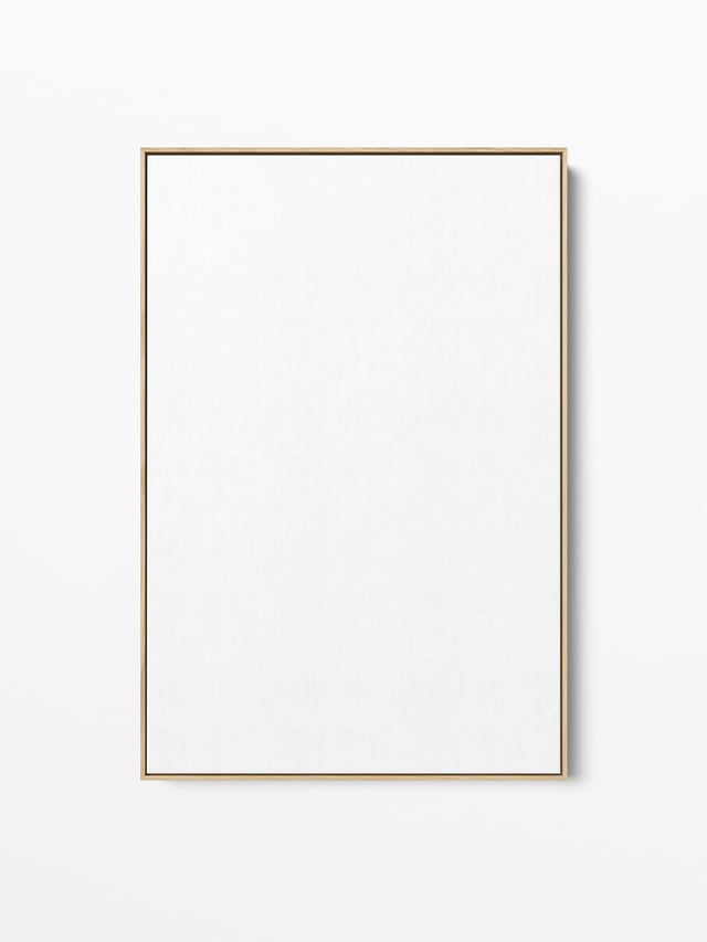 Solid Oak Floating Canvas Frame, 24x36 in | 61x91 cm