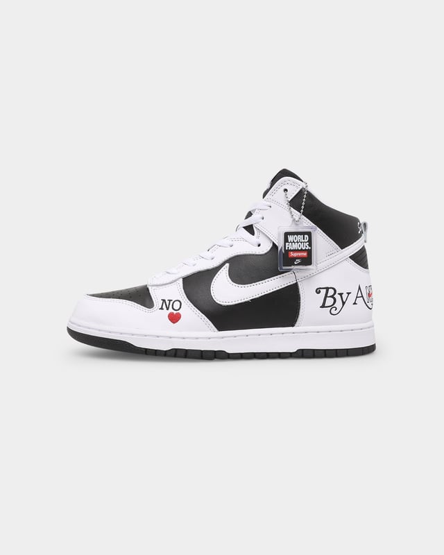 Supreme X Nike Dunk SB High Black