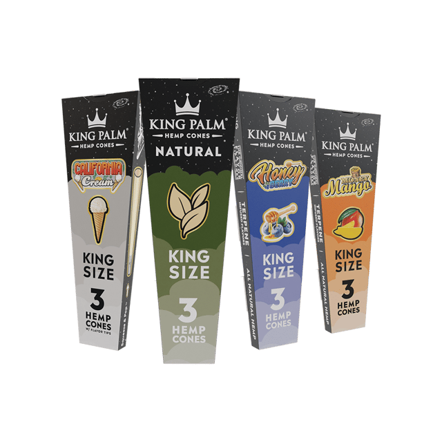 3 Hemp Cones - King Size