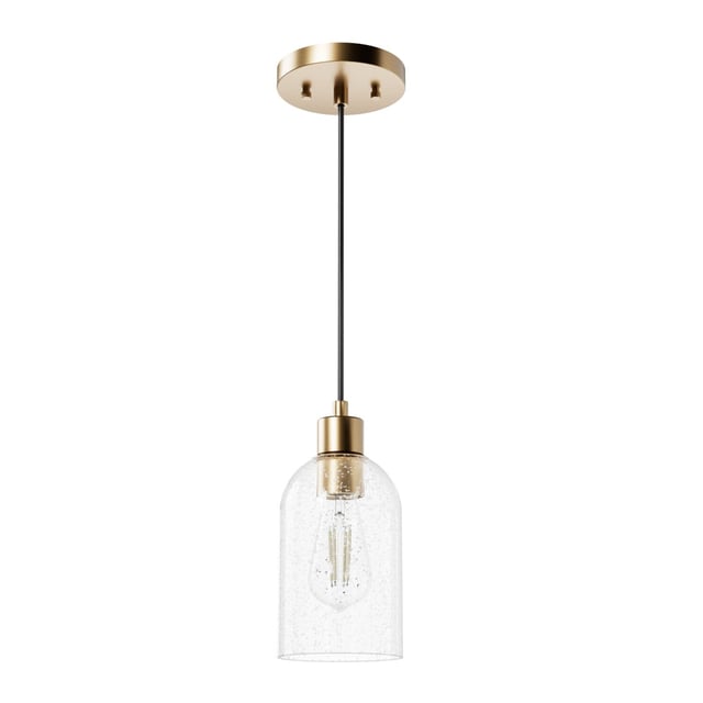 Lochemeade Clear Seeded Glass 1 Light Mini Pendant