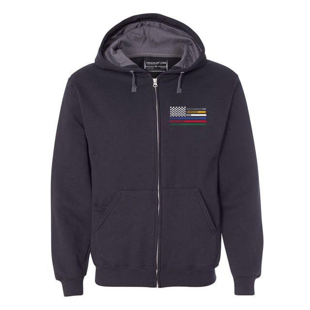 Zip-Up Hoodie - First Responders