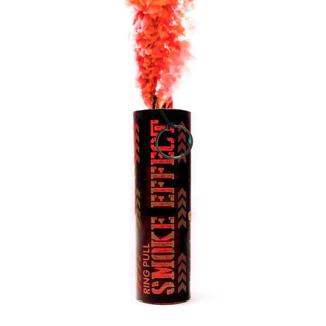 Ring Pull Smoke Bomb RP90 Second (Red)