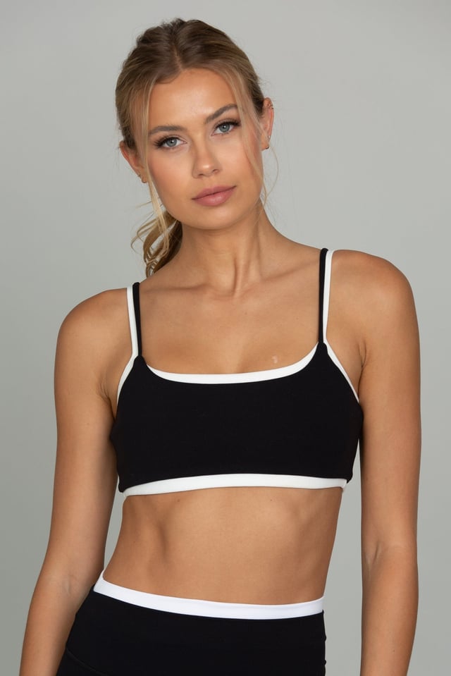 Black Double Layer StrydeForm Bra