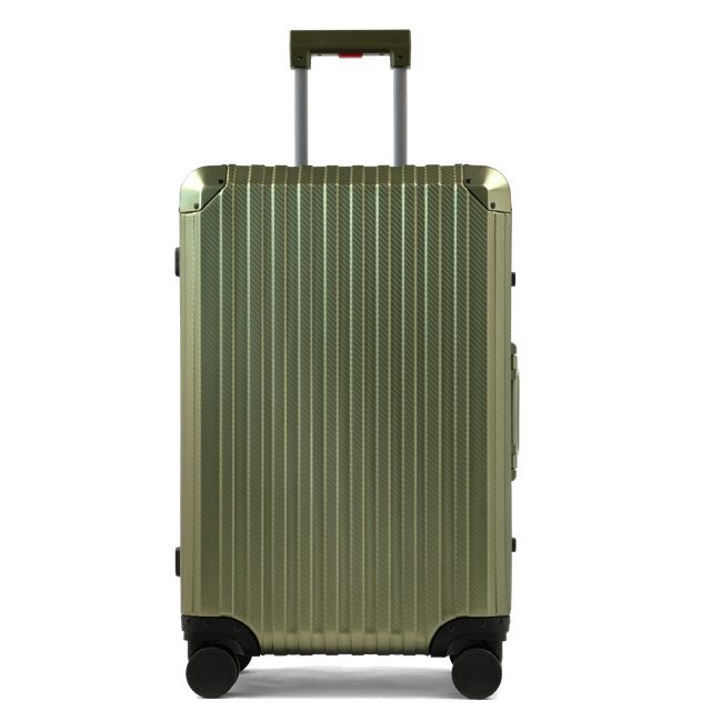 TREK Aluminum Suitcase Army Green