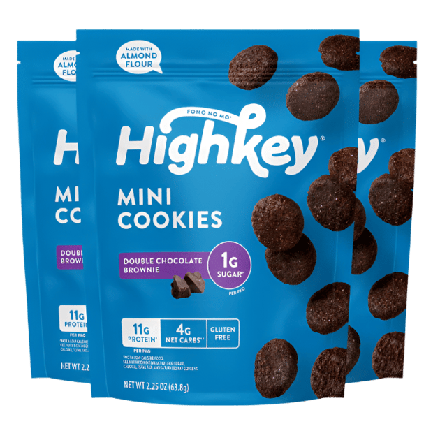 Mini Cookies: Double Chocolate Brownie (3 Pack - 2.25 oz bags)