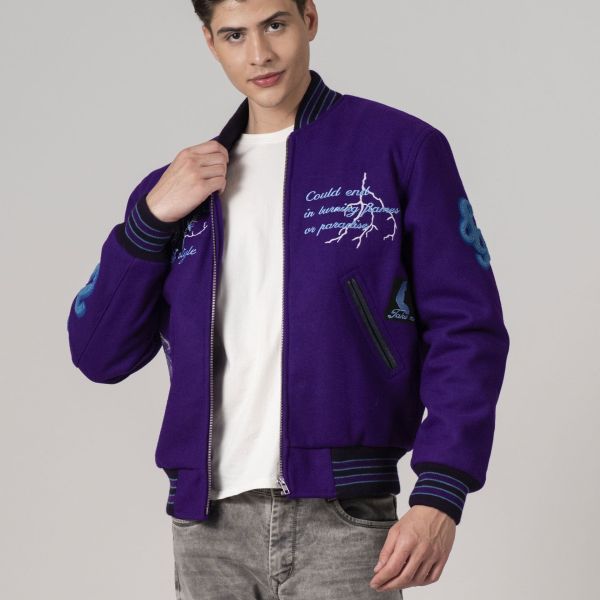 Out Of Style All Wool Online Exclusive Letterman Jacket